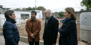 El jefe de Gobierno porteño Horacio Rodríguez Larreta y la ministra de Educación Soledad Acuña recorrieron el Centro de Formación Profesional Nº 16