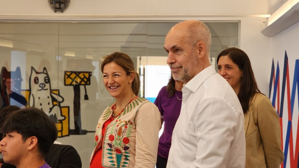 Horacio Rodríguez Larreta y Soledad Acuña recorrieron la feria “Creá tu futuro”