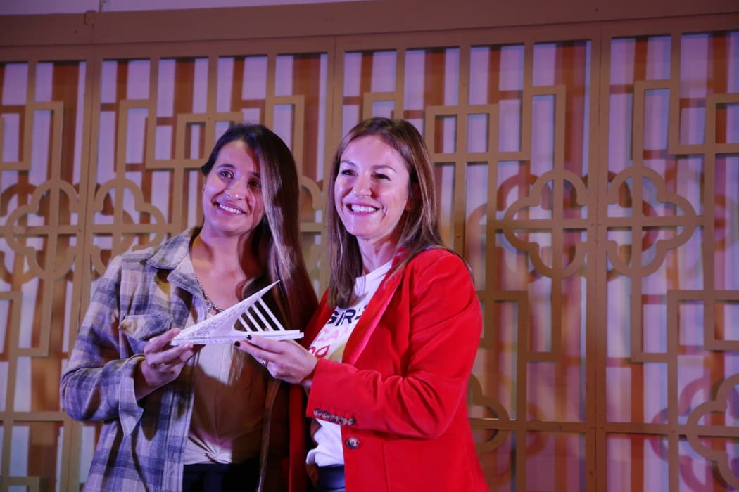 Soledad Acuña participó del foro “Ellas lideran”