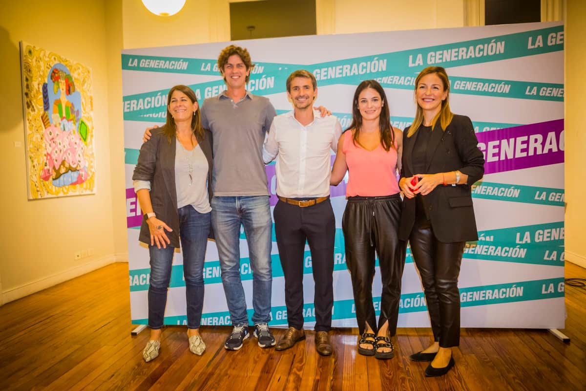 Soledad Acuña participó de la cena anual de La Generación