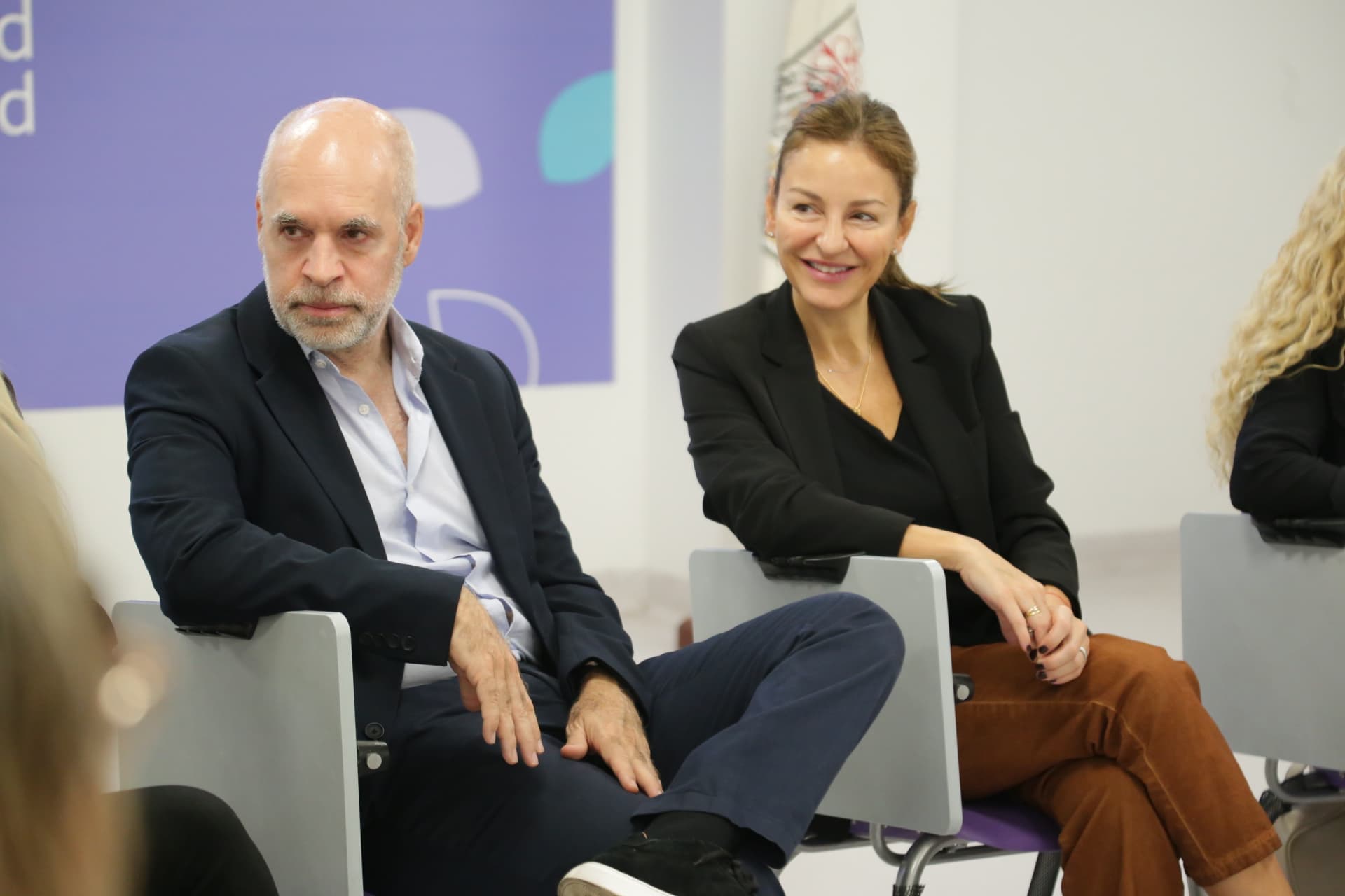 Horacio Rodríguez Larreta y Soledad Acuña anunciaron un plus salarial a docentes que tengan título universitario en gestión educativa