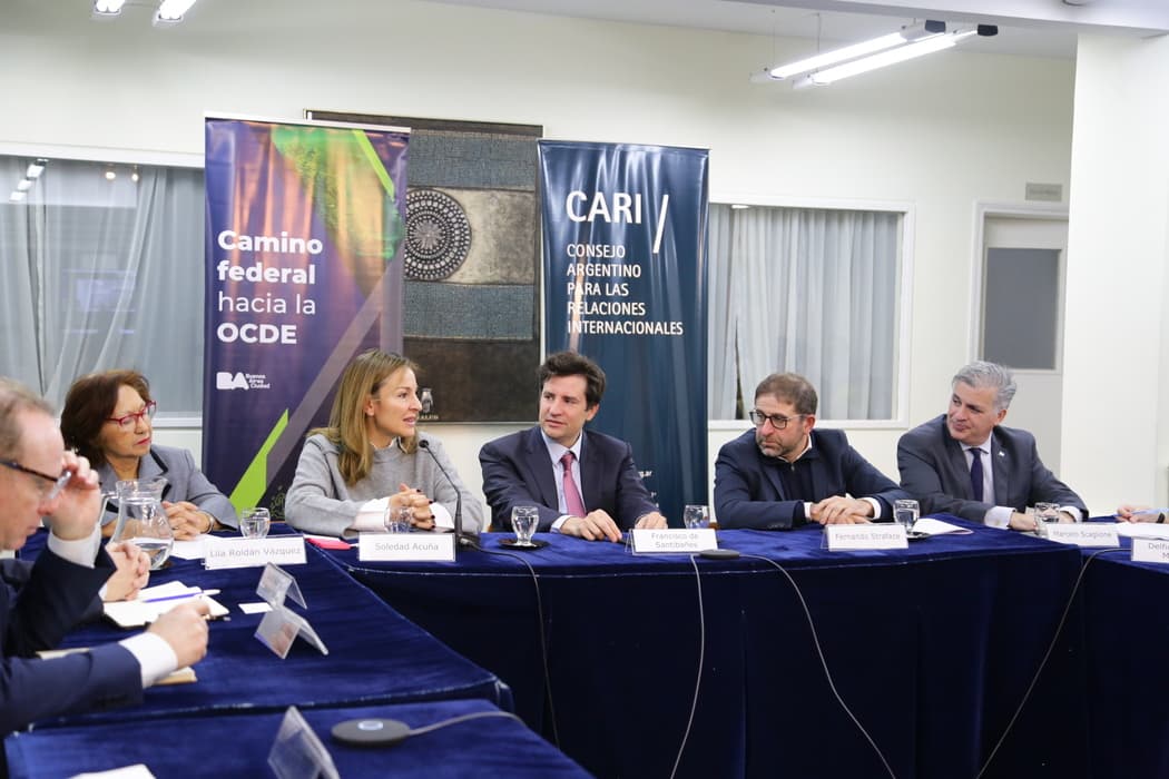 Soledad Acuña participó del ciclo de charlas “Camino Federal hacia la OCDE”.