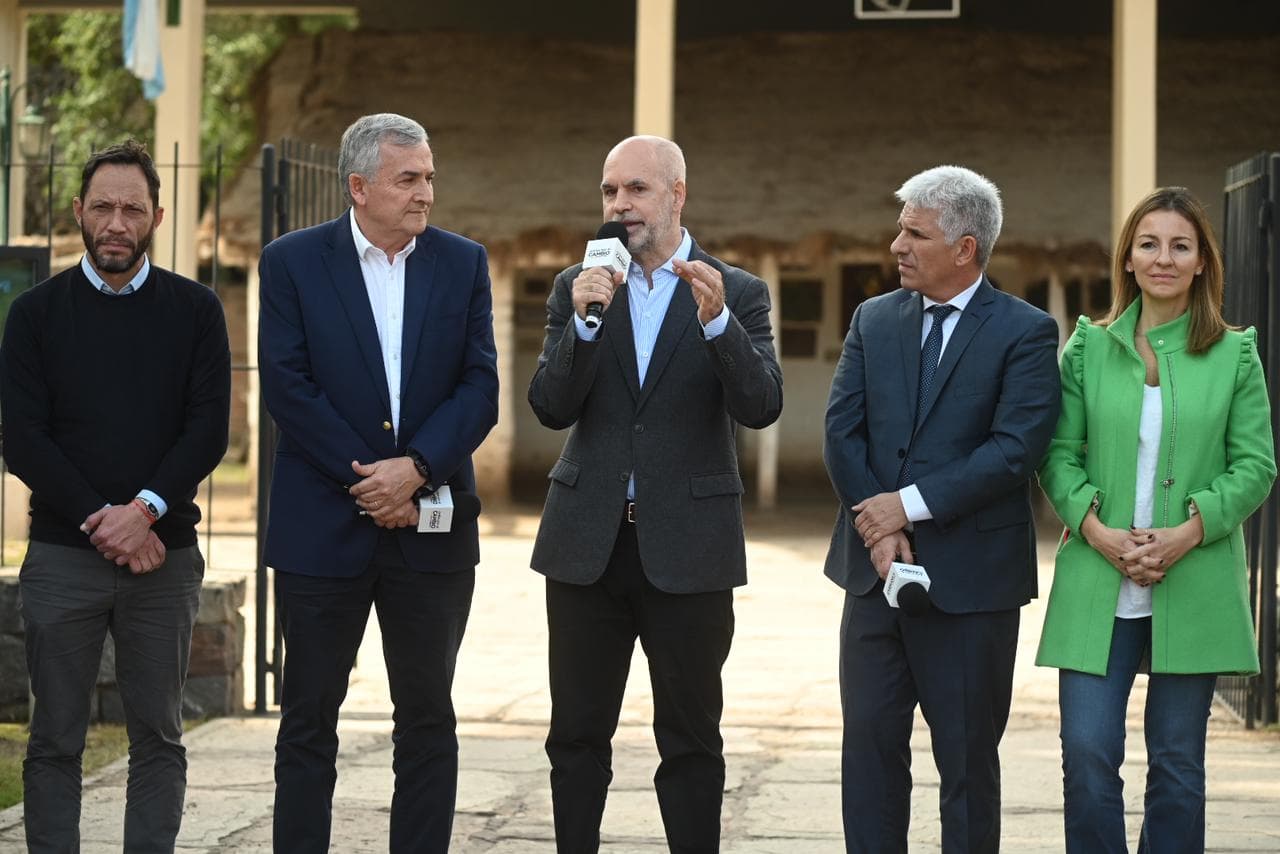 Soledad Acuña acompañó a Horacio Rodríguez Larreta en la presentación de las propuestas de campaña vinculadas a educación